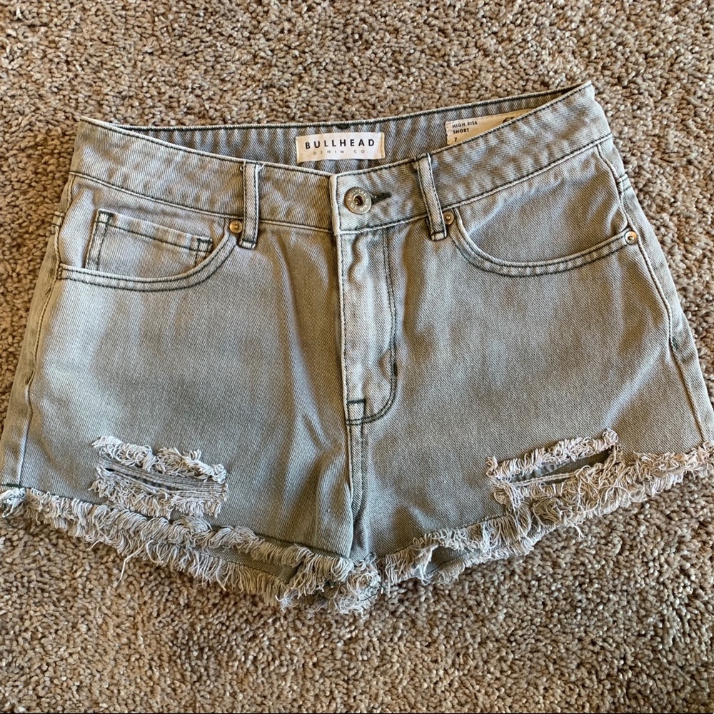 BullHead Denim High Rise Shorts